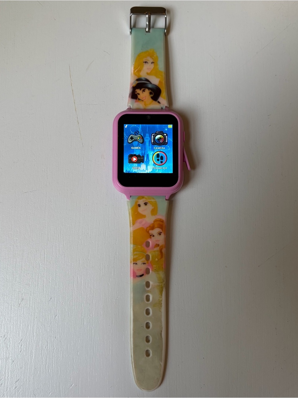 Disney Princess Accutime Girls Kids Touchscreen Camera Smart Watch